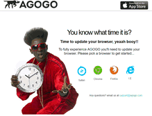 Tablet Screenshot of agogo.com